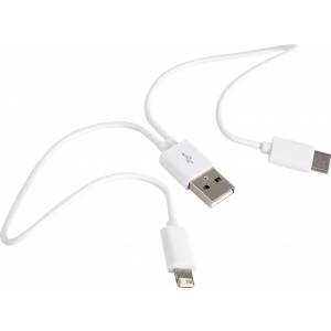 USB tltkbel szett, fehr (vezetk, eloszt, adapter, kbel)