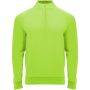 Epiro hossz ujj negyed cipzros uniszex pulver, fluor green