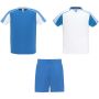 Juve uniszex sport szett, white, royal blue