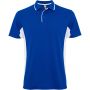 Montmelo rvid ujj uniszex sportpl, royal blue, white